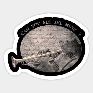 Can You See The Music? Sticker